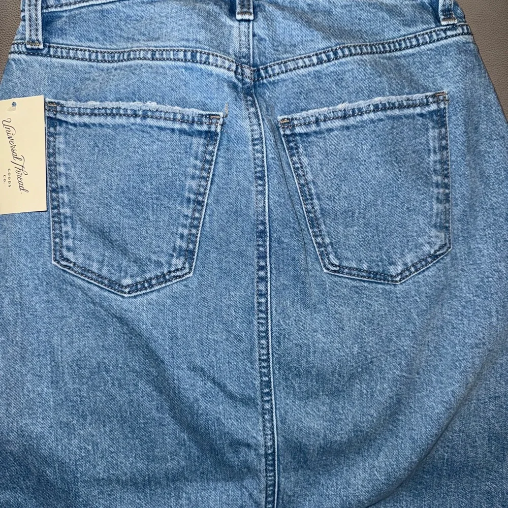 Women's Denim Maxi Skirt - Universal Thread Medium Wash